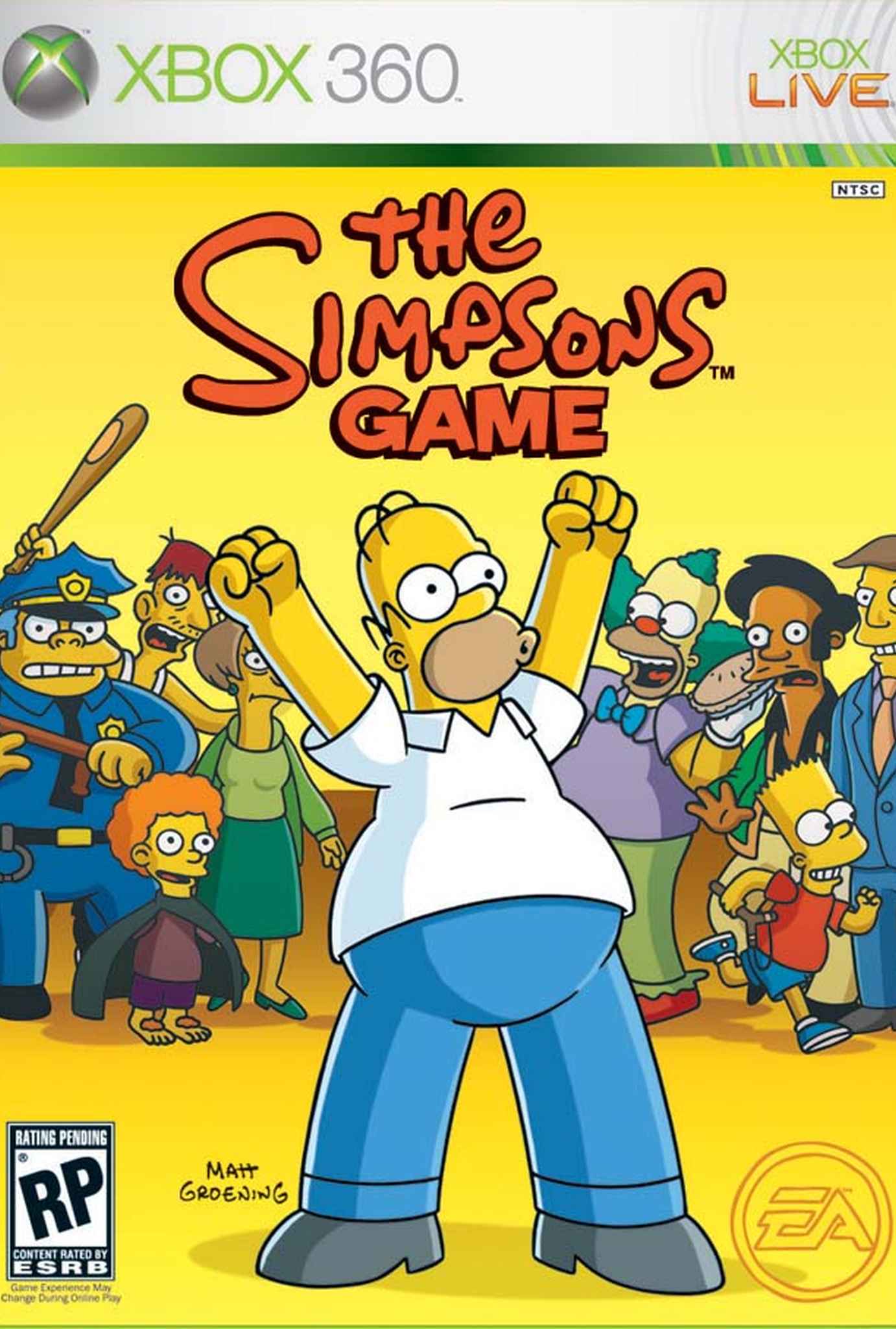 The Simpsons Game poster